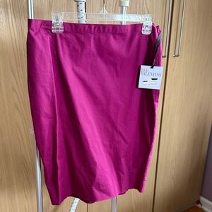 RED Valentino Fuchsia Pencil Skirt